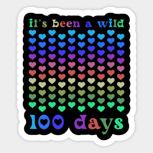 Funny We Rocked 100 Days of School Teacher Student Gift Sticker